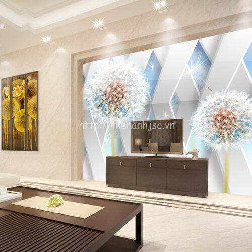 5D065-2-tranh hoa bo cong anh boi canh hien dai