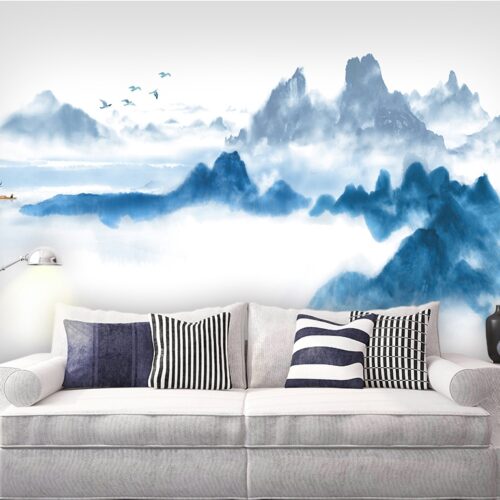 Tranh dán tường khổ lớn in 3D