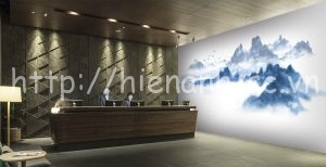 5D066 5 tranh ho nui suong mo