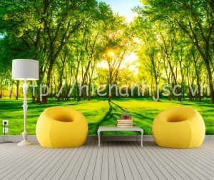 Tranh dán tường rừng cây 5D - 5D071
