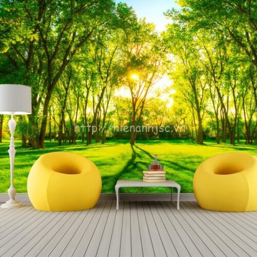 Tranh dán tường rừng cây 5D - 5D071