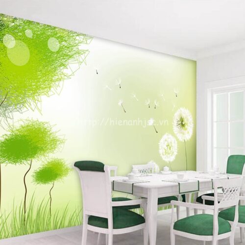 5D072-1-tranh hoa bo cong anh phoi cay xanh