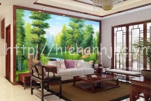 Giấy dán tường tại Bình Phước | Chuyên bán giấy dán tường rẻ đẹp nhất 4 5D075-3-tranh rung song binh di