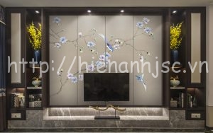 Giấy dán tường 3D 5D tại Thanh Hóa | Mẫu giấy dán tường giá rẻ đẹp 7 5D081-1-hoa moc lan phong cach ve tay