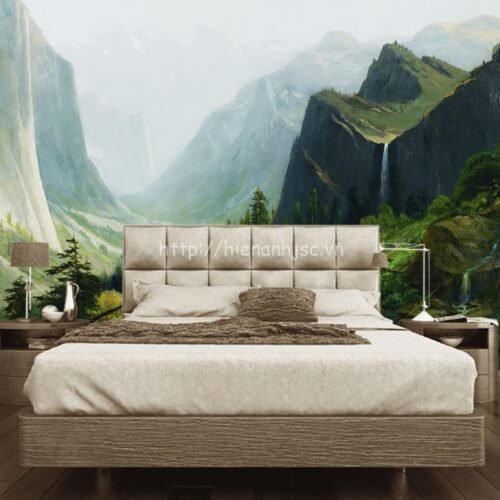 Tranh dán tường 5D - Tranh núi phong thủy 5D039 7 5d039-5-tranh dan tuong nui phong thuy