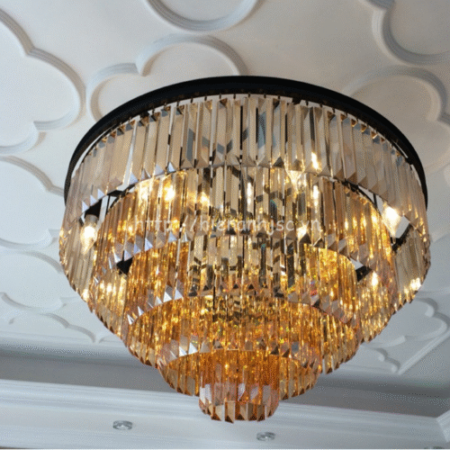 Đèn chùm trang trí pha lê phong cách Mỹ DTT011 7 DTT011-6-den chum trang tri pha le phong cach my