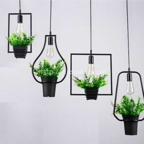 DTT017-3-den tha trang tri bong den don gian va co xanh