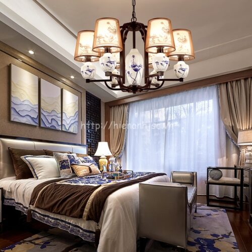 DTT022-3-den chum trang tri phoi chau gom phong cach trung hoa