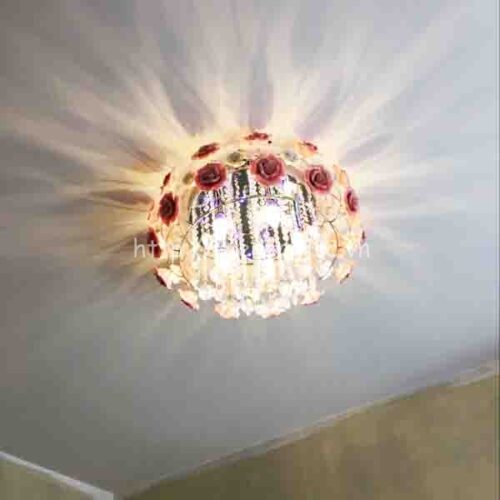 dtt013-3-den chum trang tri hoa hong phong cach chau au