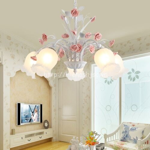 Đèn chùm trang trí hoa cách điệu phong cách Châu Âu DTT019 9 dtt019-4-den chum trang tri hoa cach dieu phong cach chau au