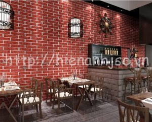Giới thiệu mẫu giấy dán tường 3D giả gạch và đá hiện đại nhất 2 Giấy dán tường giả gạch hiện đại