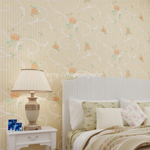 3D099-1-giay dan tuong 3d hoa tiet hoa hong