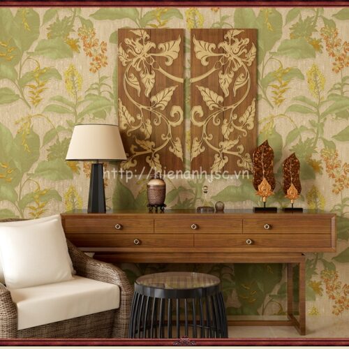 3D100-3-giay dan tuong 3d hoa tiet la chuoi