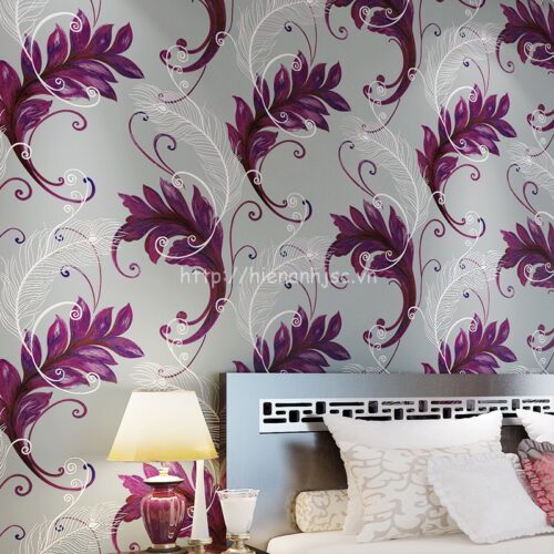 3D121-3-giay dan tuong 3d hoa tiet long chim