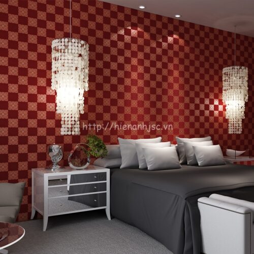 3D133-4-giay dan tuong 3d hoa tiet o vuong sang trong