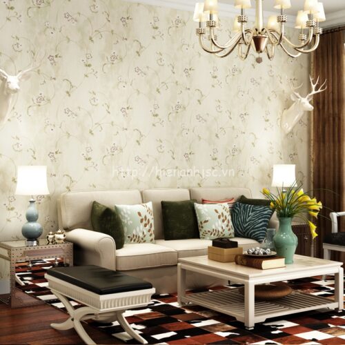 3d128-3-giay dan tuong 3d hoa tiet day hoa phong cach my