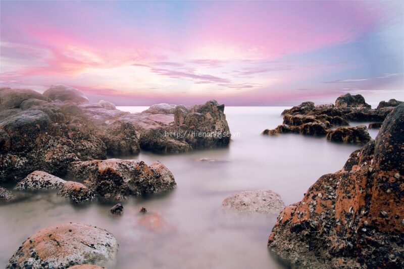 Tranh dán tường đảo Phan Thiết đẹp