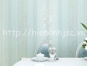 Giấy dán tường sọc dọc 3D