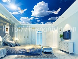 Tranh dán trần nhà 5D đẹp giá rẻ - 5D088