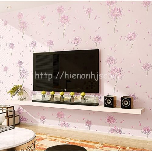 3D164-4-giay dan tuong 3d hoa tiet hoa cach dieu phong cach han quoc