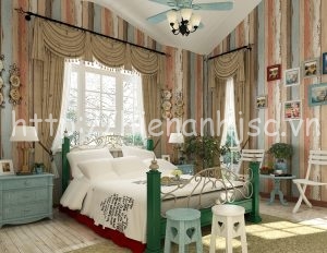 3D181-4-giay dan tuong 3d hoa tiet gia go phong cach retro co dien