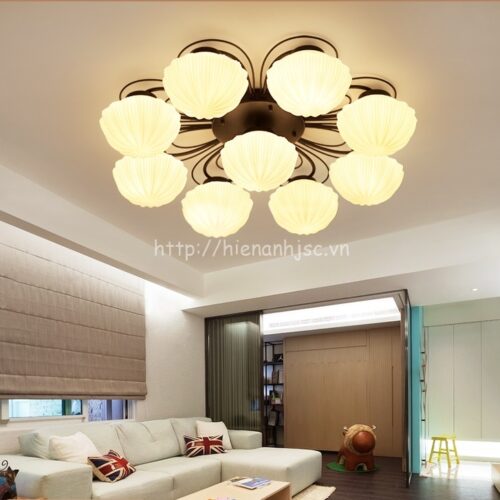 DTT034-6-Den tran LED phong khach phong cach Bac Au