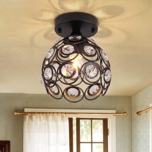 Đèn trần trang trí pha lê cho hành lang DTT035 4 DTT035-1-den tran pha le thoi trang cho hanh lang