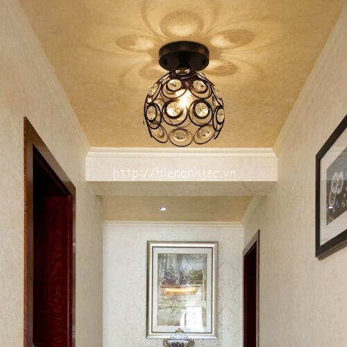 Đèn trần trang trí pha lê cho hành lang DTT035 5 DTT035-3-den tran pha le thoi trang cho hanh lang