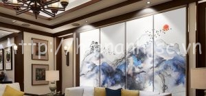 Tranh dán tường tại Đông Anh