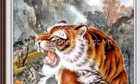 Ý nghĩa của tranh hổ 3D, tranh hổ xuống núi, hổ đấu 5D dán tường