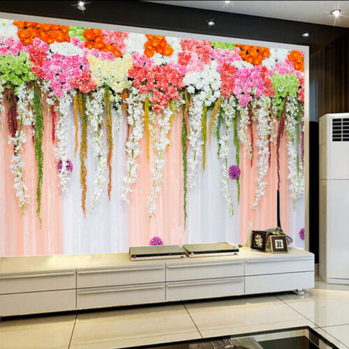 Tranh dán tường 5D - Tranh chủ đề tường hoa tình yêu 5D129 4 5D129-3-tranh dan tuong tuong hoa cuoi