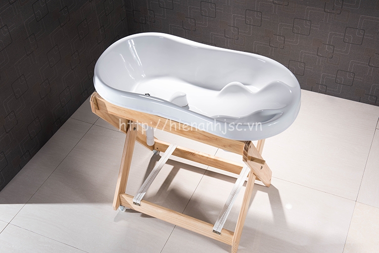 Bồn tắm cho trẻ sơ sinh, bồn tắm cho bé có chân đỡ BT014