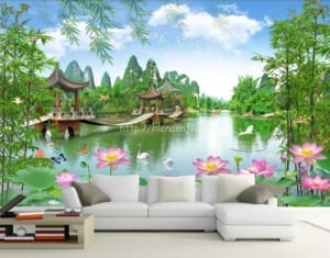 13 mẫu tranh dán tường 3D phong cảnh khổ lớn đẹp nhất 2 4D149-5-tranh dan tuong son thuy