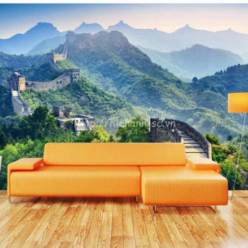 Tranh dán tường 5D - Phong cảnh vạn lý trường thành 5D144 5 Tranh dán tường vạn lý trường thành - 5D144