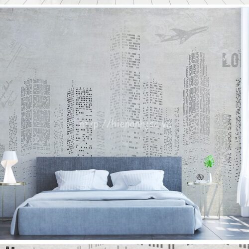 Tranh dán tường 5D - Bối cảnh kiến trúc Bắc Âu phong cách tối giản 5D146 6 Tranh dán tường kiến trúc bắc Âu - 5D146