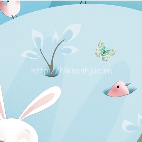 5D157-3-tranh hoat hinh chim rung tho tre em de thuong