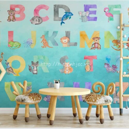 5D158-3-tranh dan tuong bang chu cai tieng anh cho be