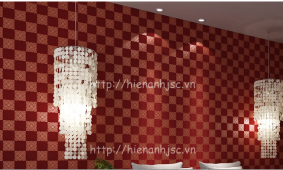 Giấy dán tường phòng karaoke | Mẫu giấy 3D cao cấp Hiển Anh