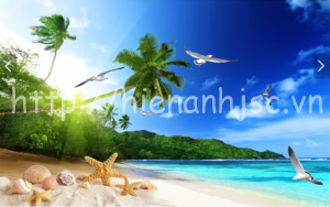 Tranh dán tường 5D tại Hà Nội