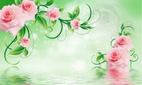 Chọn lọc những mẫu tranh dán tường hoa đẹp nhất