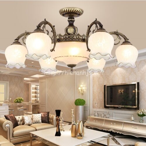 Đèn chùm ốp trần trang trí phong cách Châu Âu DTT057 10 DTT057-6-den-led-ap-tran-hien-dai