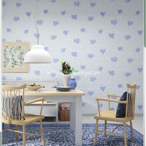 Giấy dán tường 3D - Họa tiết trái tim dây leo 3D222 8 3D222-giay-dan-tuong-hoa-tiet-trai-tim