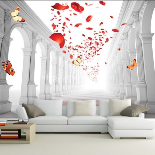 Tranh dán tường 5D - Tranh sảnh cưới lãng mạn 5D126 4 5D126-tranh-dan-tuong-chu-de-sanh-cuoi-lang-man