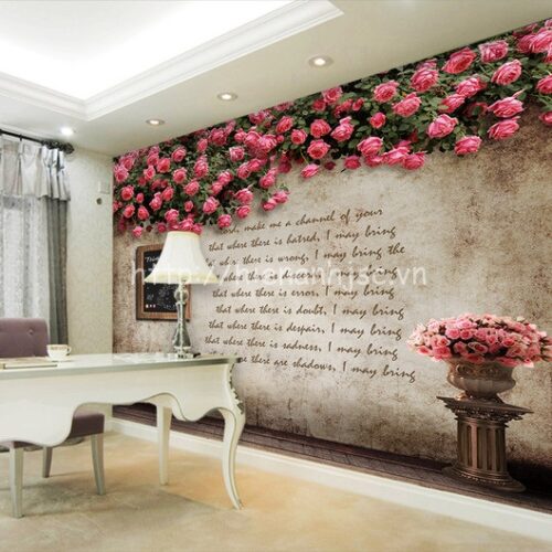 5D130-tranh tuong hoa hoai co