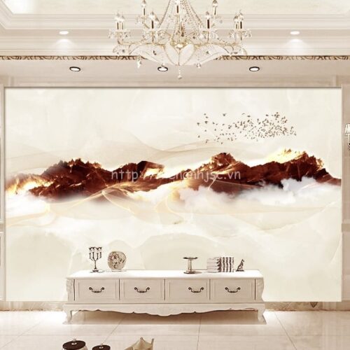 Tranh dán tường 5D - Tranh núi hiện đại giả đá cẩm thạch 5D188 5 5D188-tranh-nui-hien-dai-gia-da-cam-thach