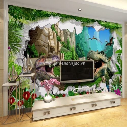 5D197-3-tranh dan tuong khung long 3d cho b