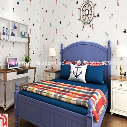 Giấy dán tường 3D- Họa tiết cảnh biển hải đăng cho trẻ em 3D227 11 giay-dan-tuong-hoa-tiet-hai-dang-tre-em-3D227-8