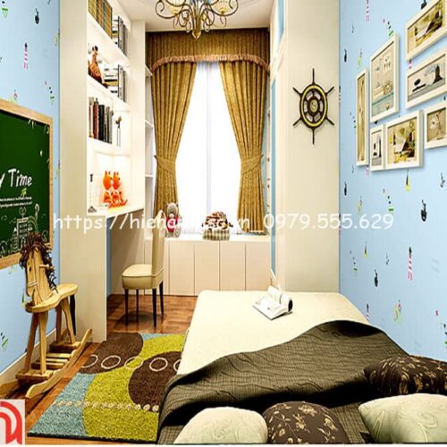 Giấy dán tường 3D- Họa tiết cảnh biển hải đăng cho trẻ em 3D227 10 giay-dan-tuong-hoa-tiet-hai-dang-tre-em-3D227-9