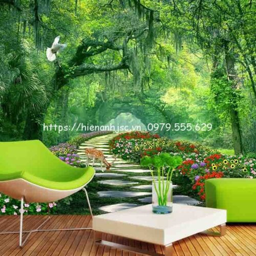 Tranh dán tường - Bối cảnh thiên nhiên núi rừng 5D200 5 tranh-dan-tuong-boi-canh-thien-nhien-nui-rung3