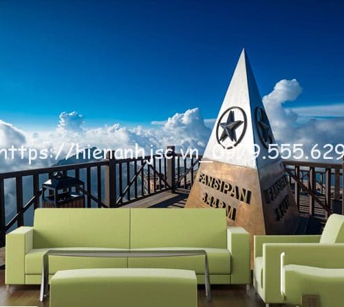 Tranh dán tường 5D- Đỉnh Fansipan nóc nhà của Đông Dương 5D234 5 dinh-fansipan-cao-nhat dong-duong-5D234-3